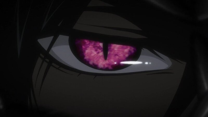 anime eye close-up