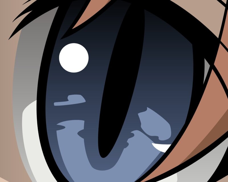 Anime Eye Close-up — Blue