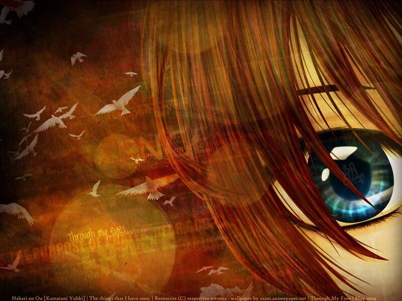 Anime Eye with Hair