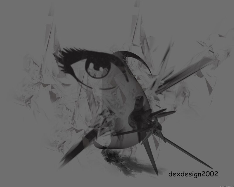 Anime Eye with Spikes