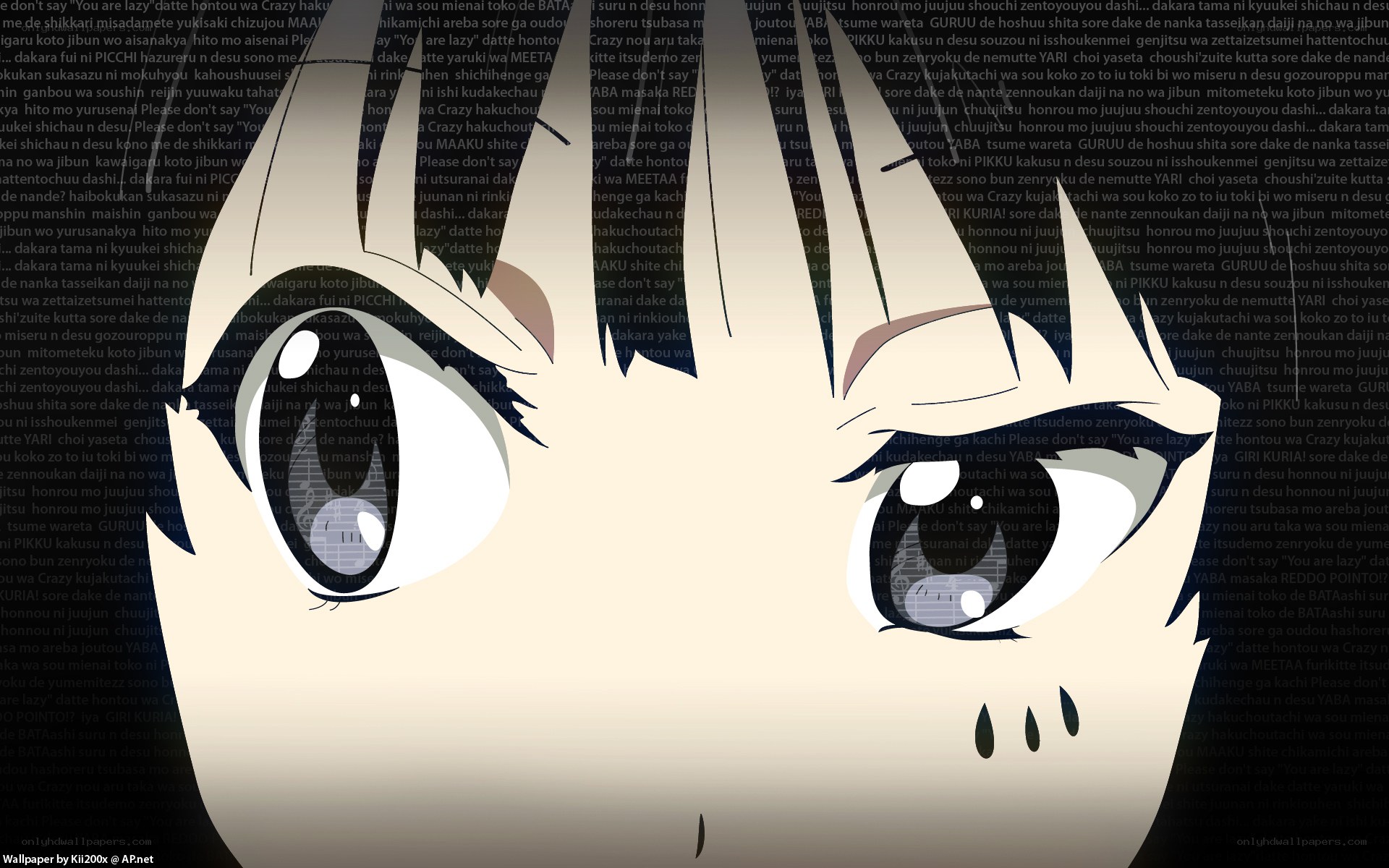 anime eyes close-up