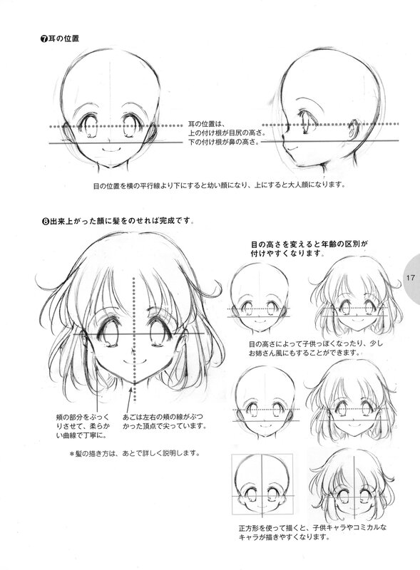 anime face drawing tutorial