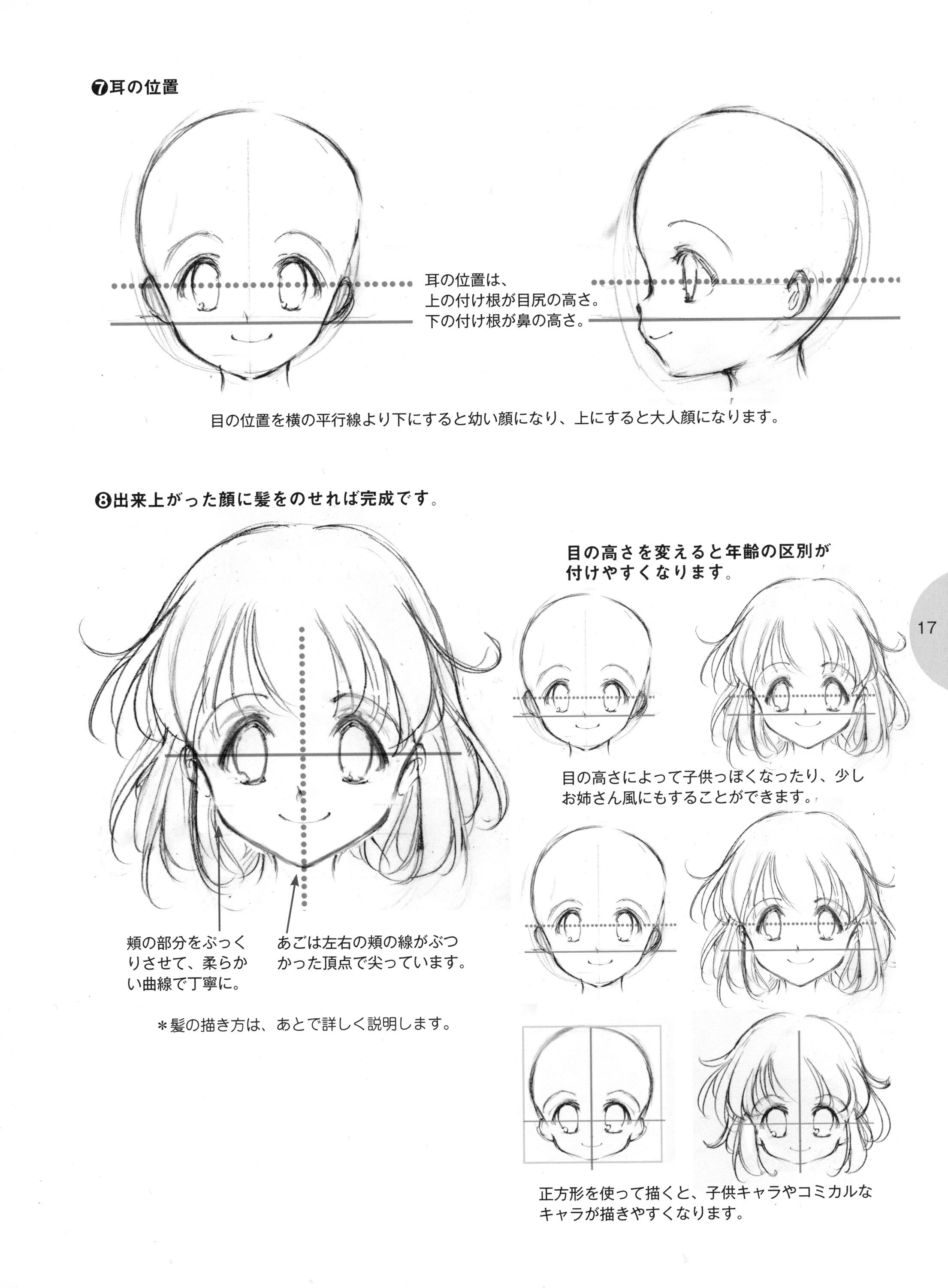 anime face drawing tutorial