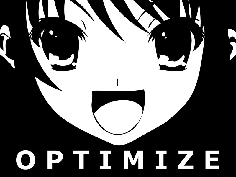 anime face with optimize text
