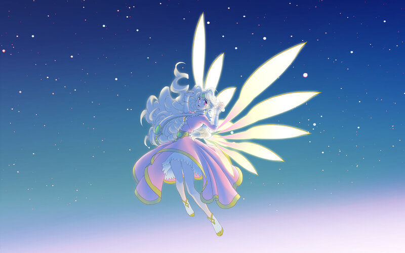Anime Fairy in Space