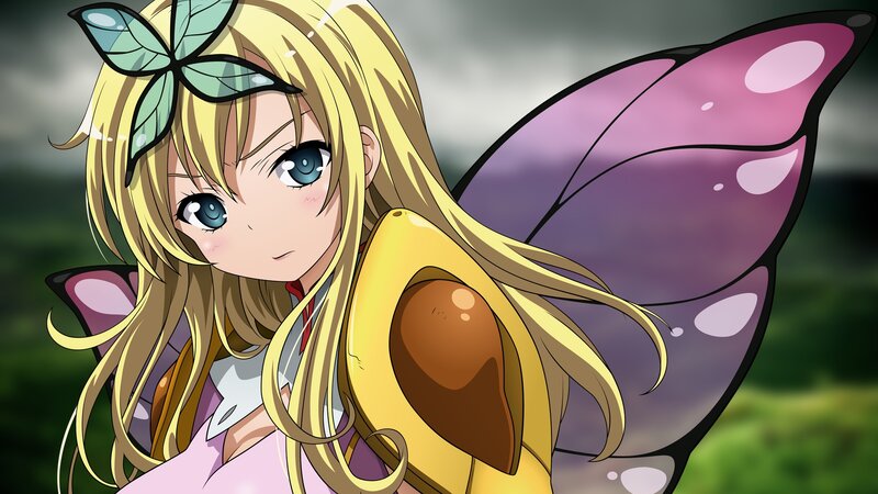 anime fairy with butterfly wings