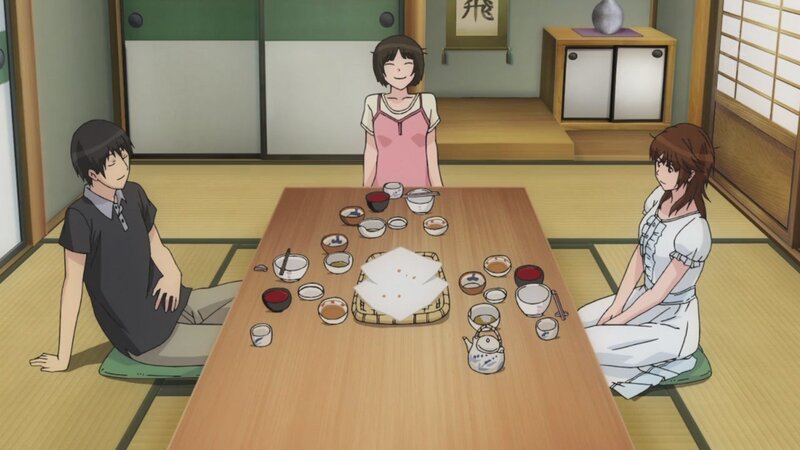 anime family meal scene