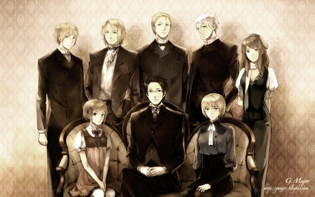 anime family portrait