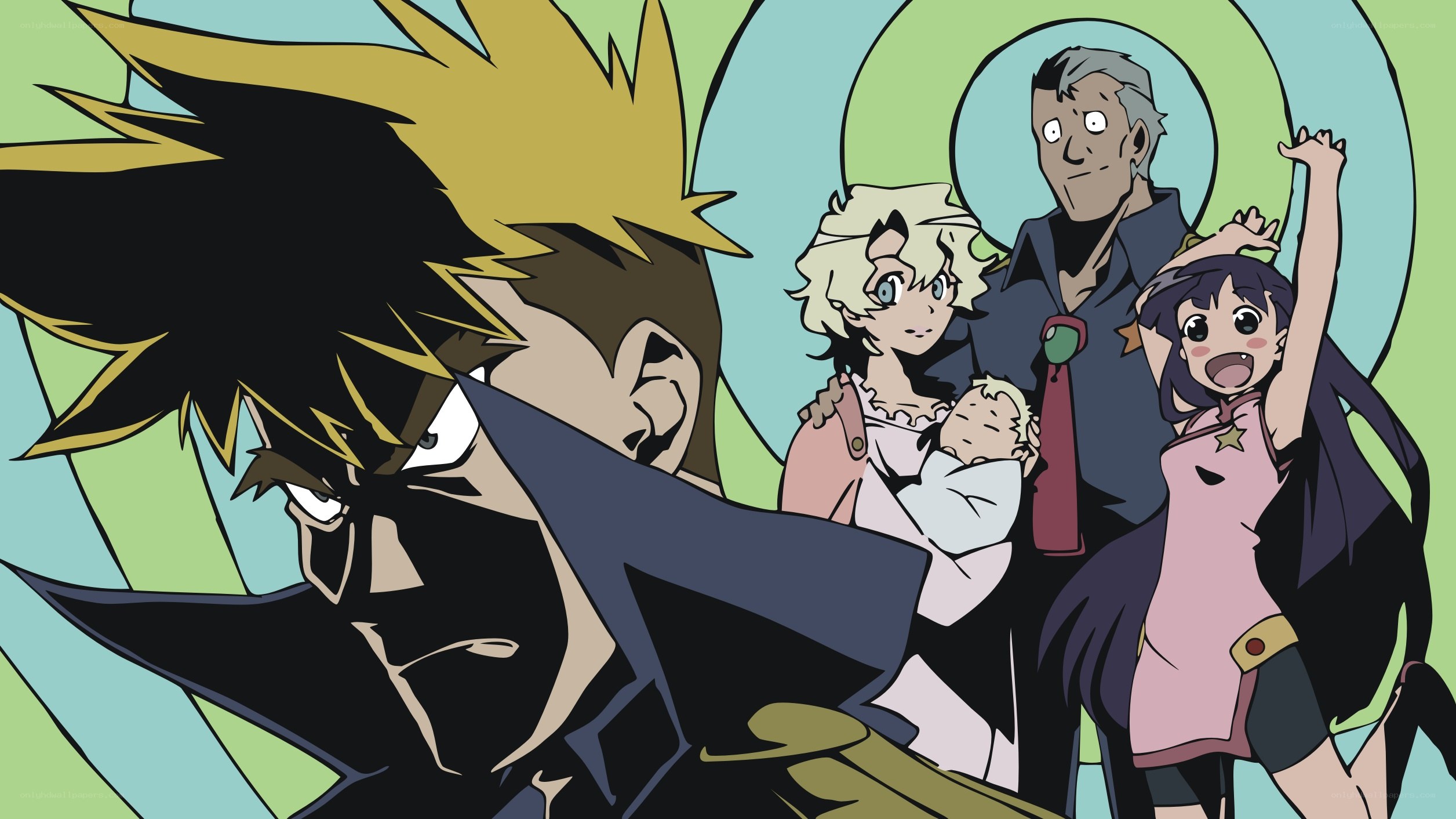 anime family portrait