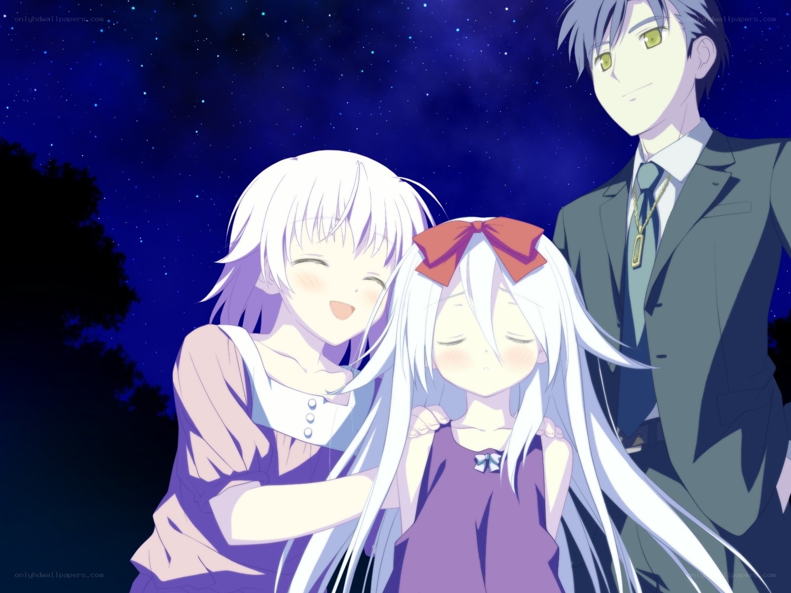 anime family under stars