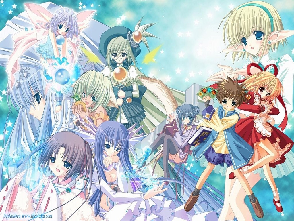 anime fantasy character group