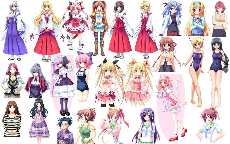 Anime Female Characters — Pink