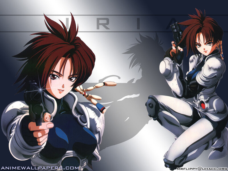 anime female characters with guns