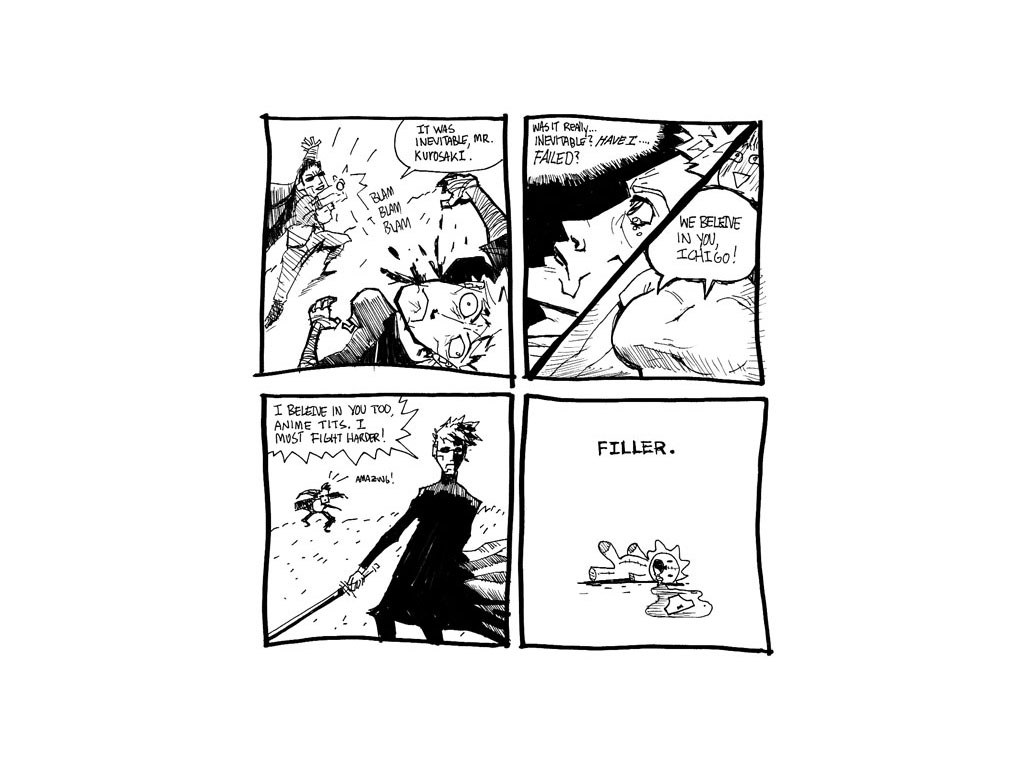 Anime fight comic
