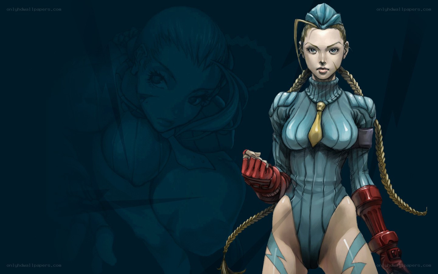 anime fighter character art