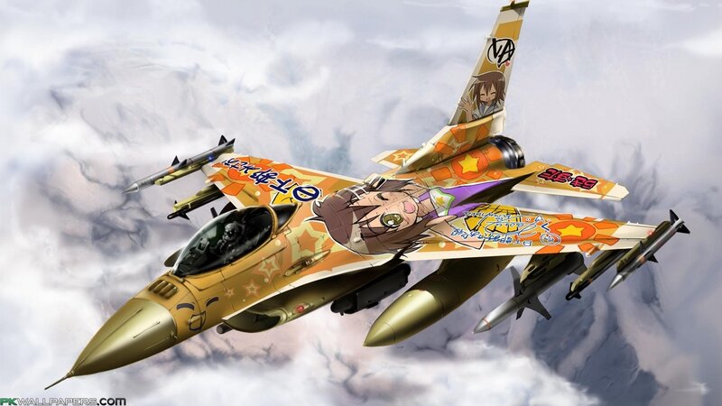 Anime Fighter Jet
