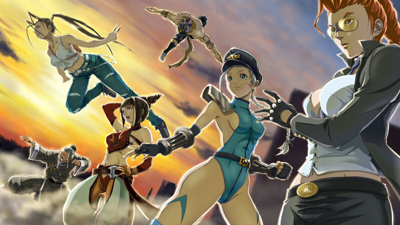 Anime Fighters in Action — Orange