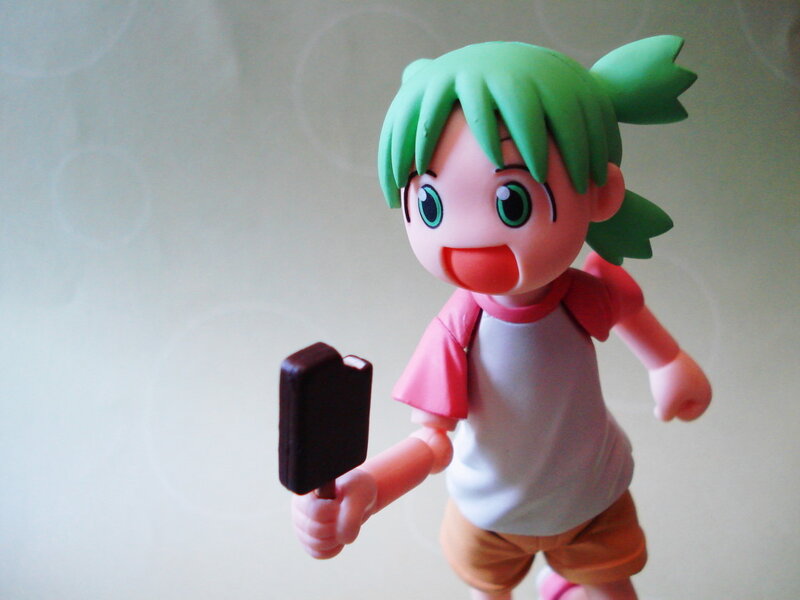 anime figure holding ice cream