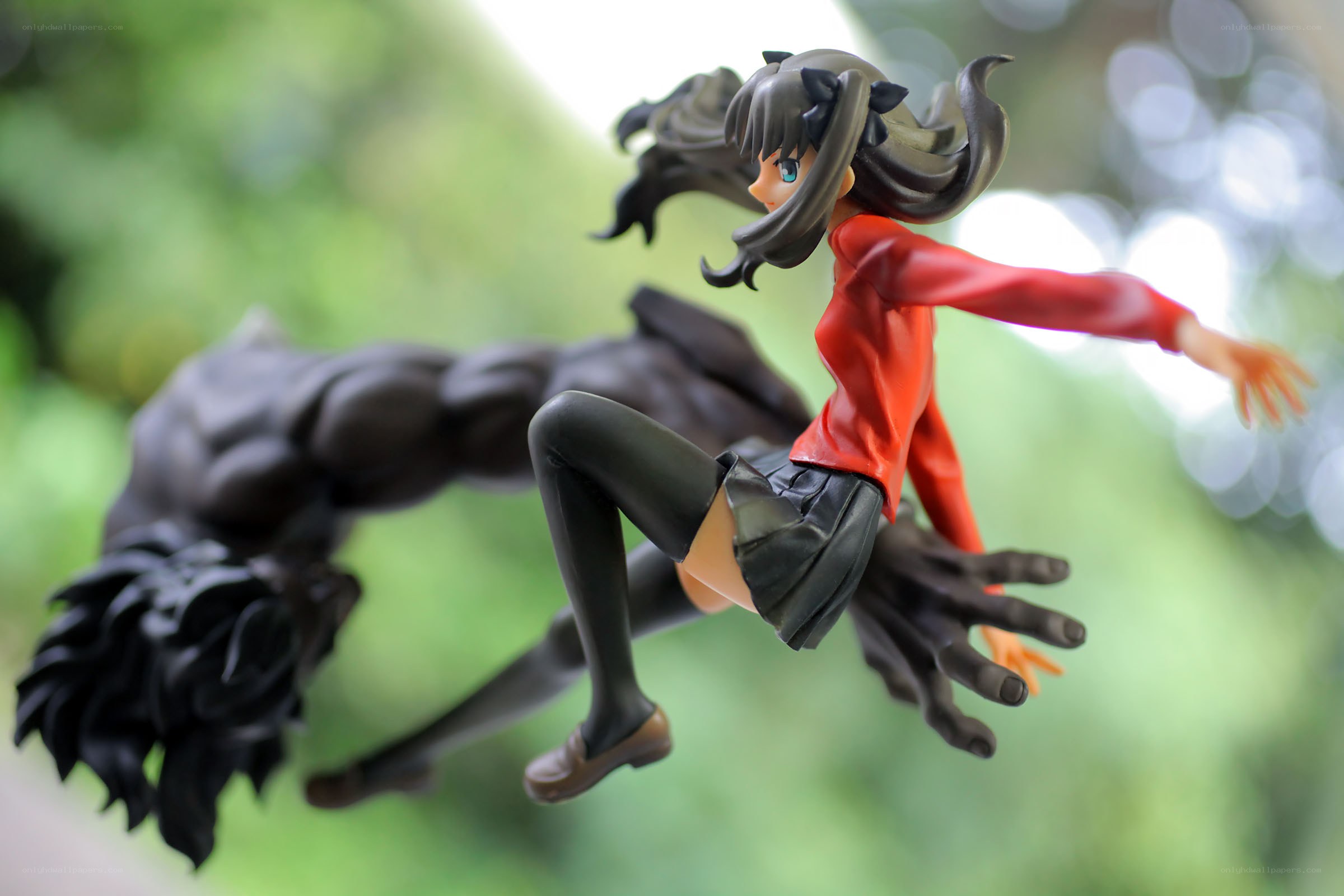 anime figure in action pose