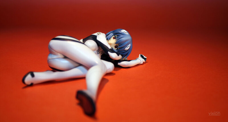 anime figure on red surface