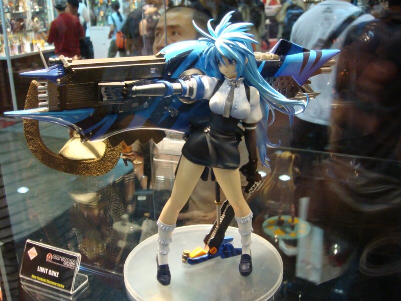 Anime figure with large gun