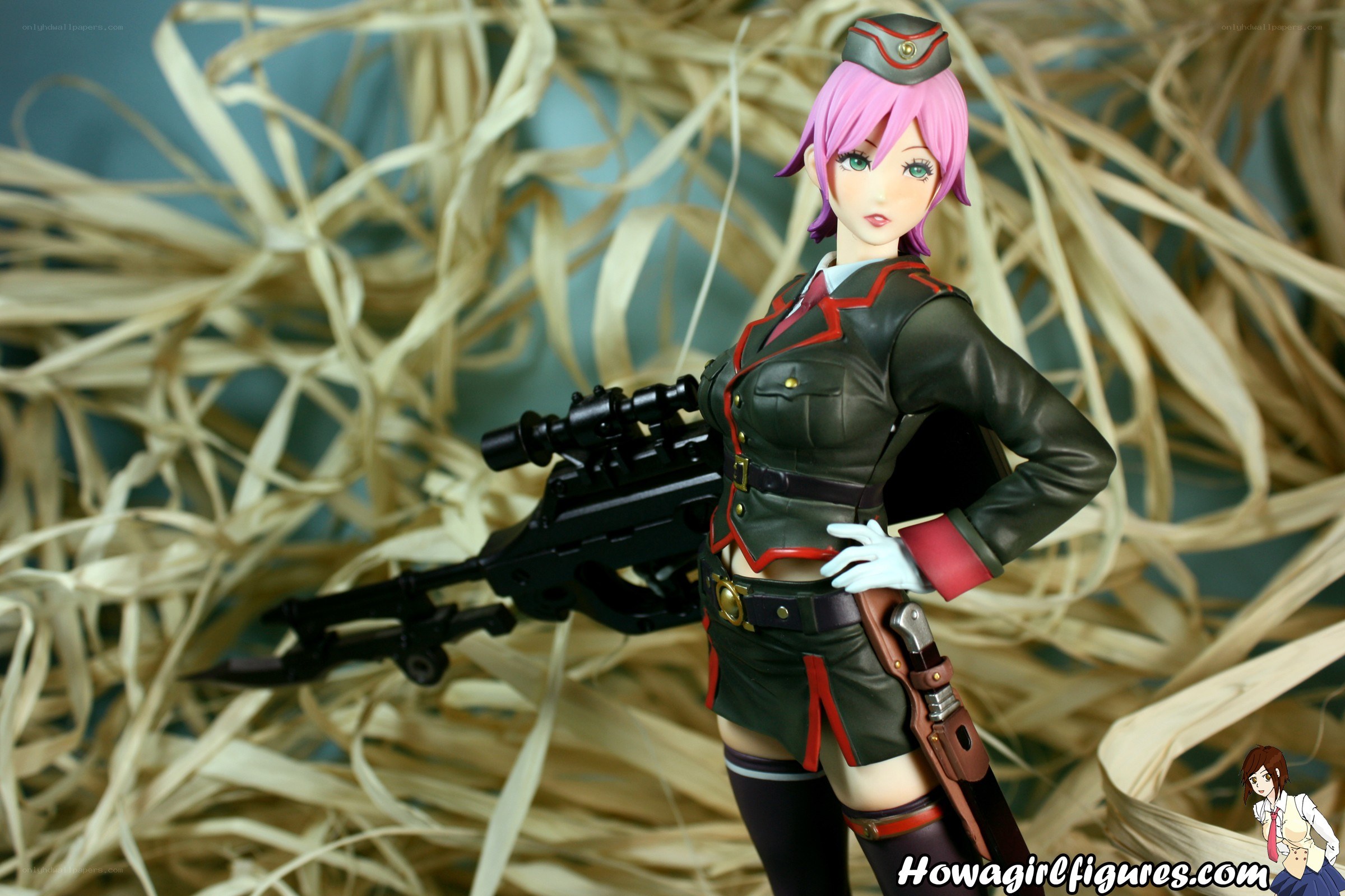 anime figure with rifle