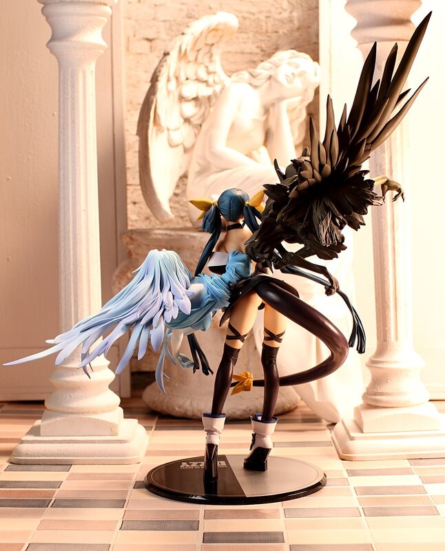 Anime Figure with Wings — Blue