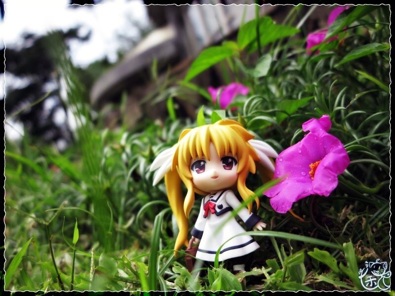 Anime Figurine in Grass