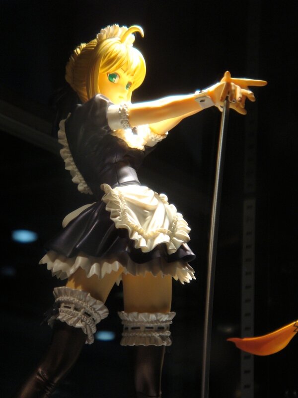 anime figurine in maid outfit