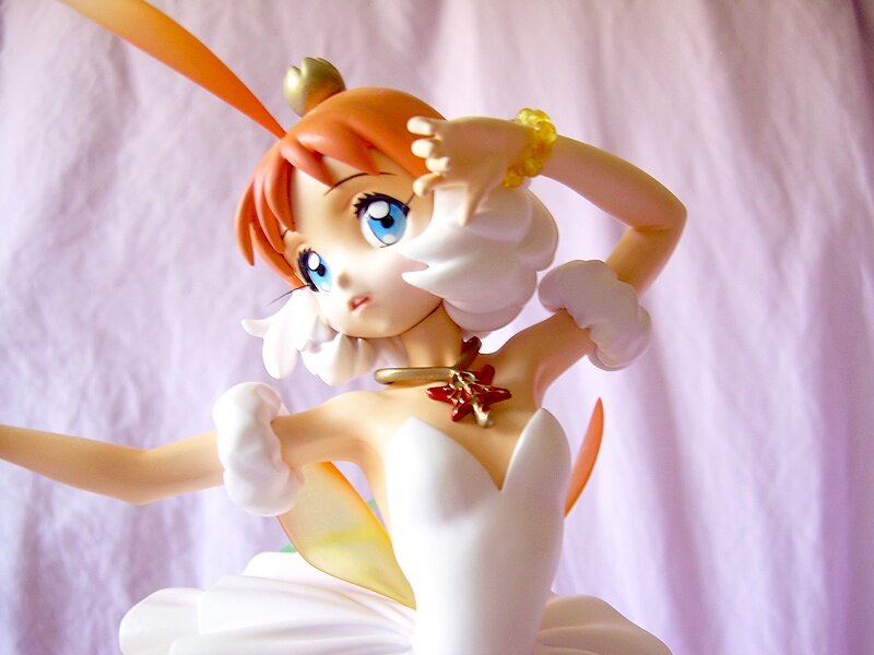 anime figurine in white dress