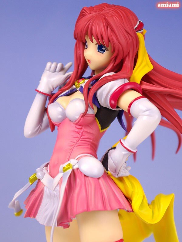 Anime Figurine of Girl — Pink, Playful