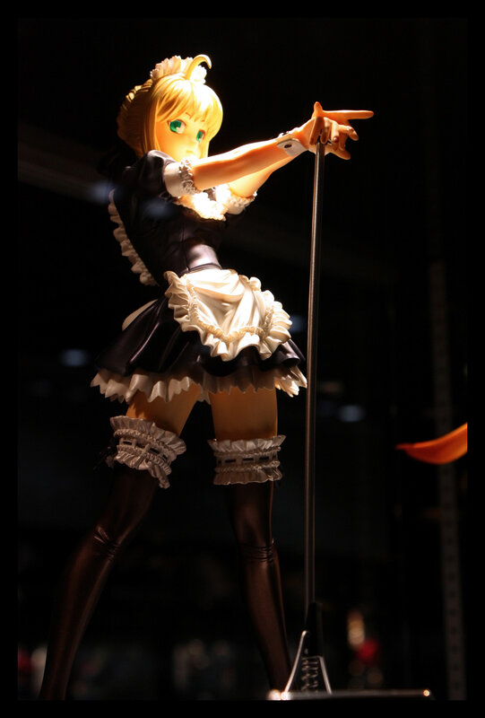 anime figurine on stage