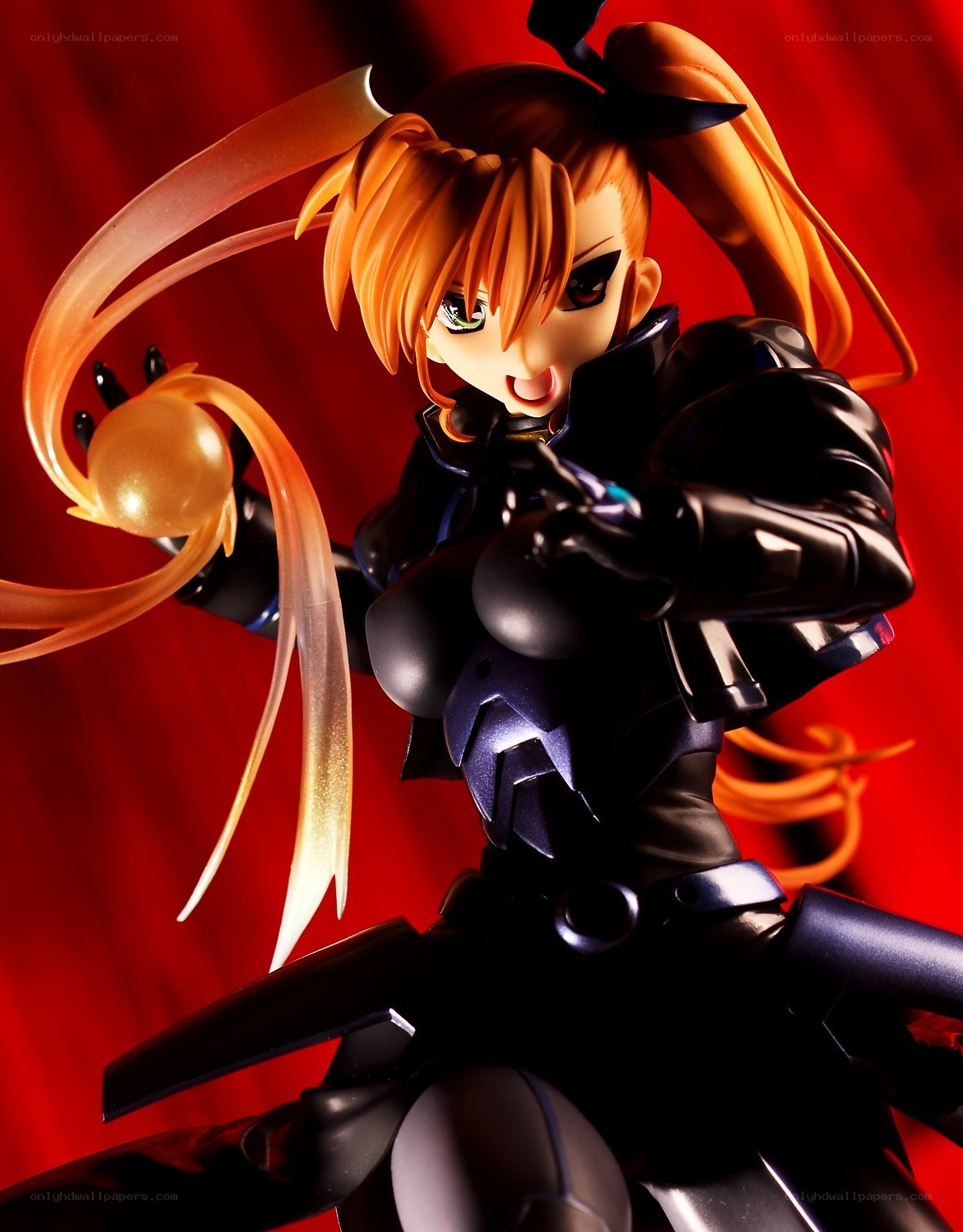 anime figurine with energy ball