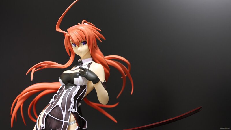Anime Figurine with Red Hair — Dramatic