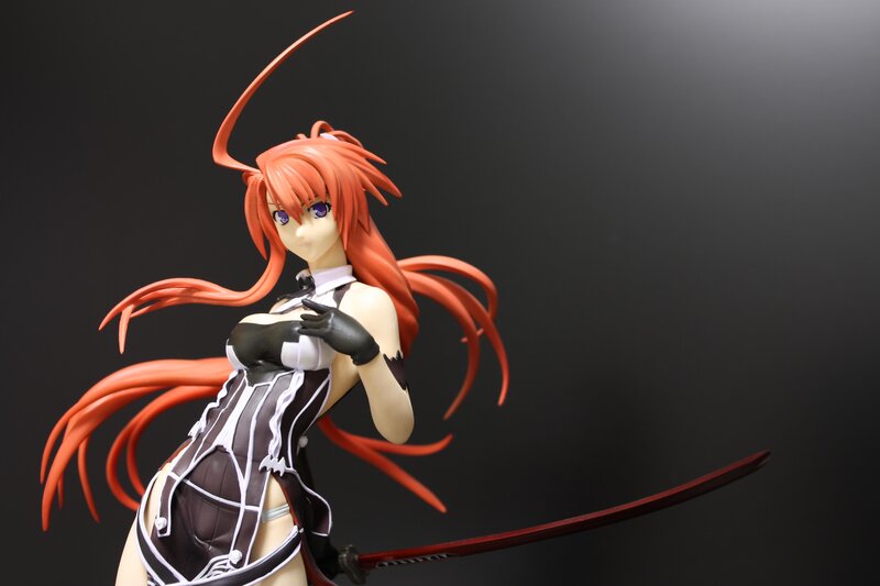 anime figurine with red hair
