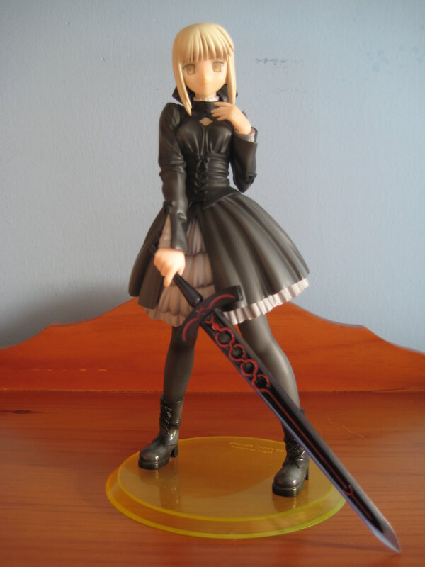 anime figurine with sword