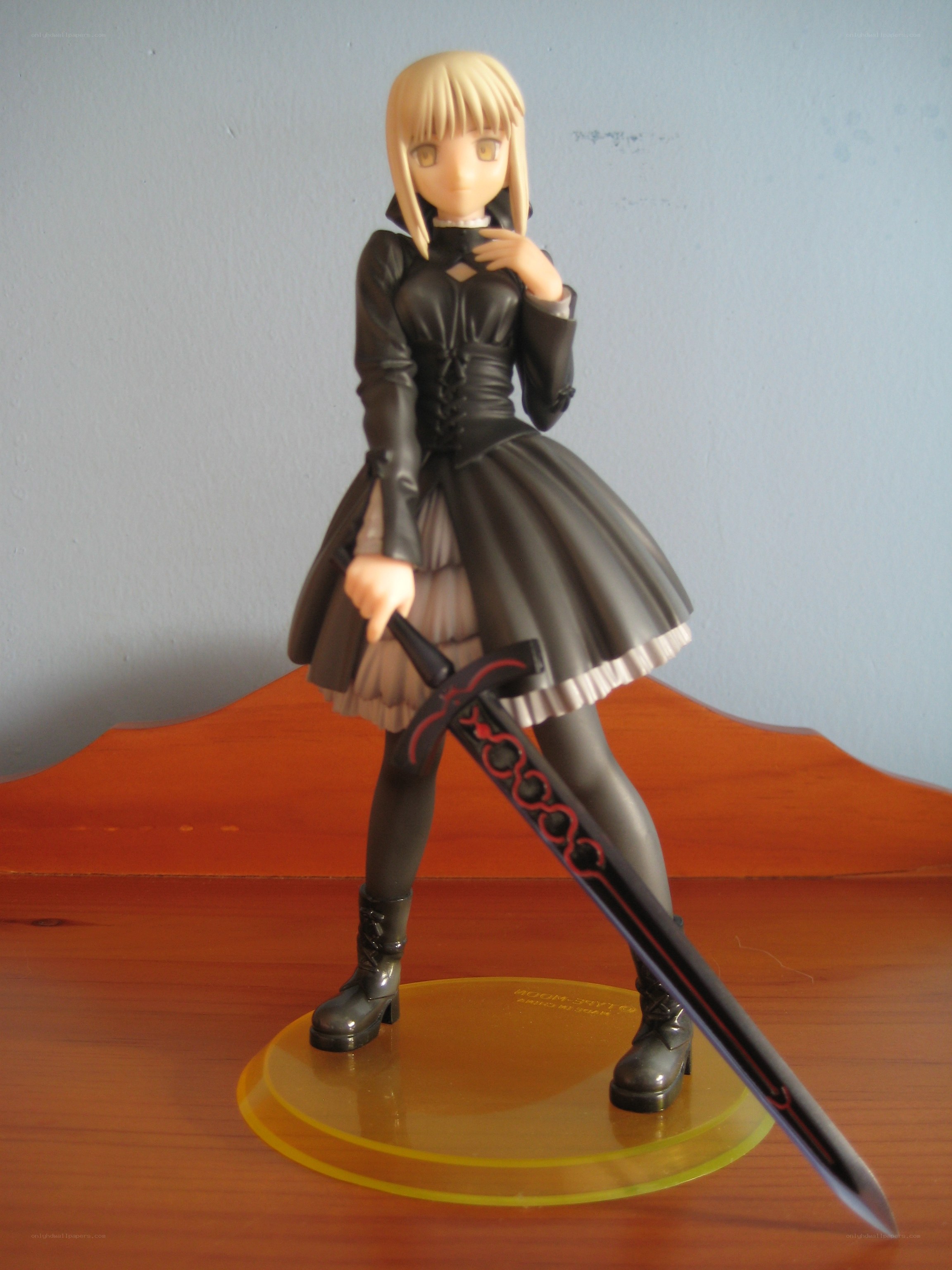 anime figurine with sword