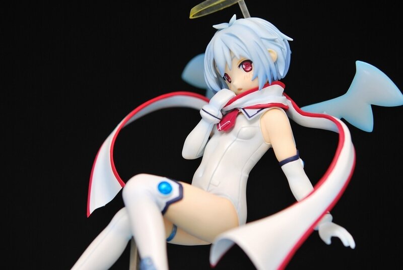 anime figurine with white hair