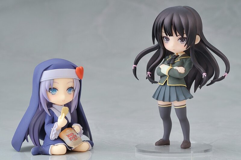 Anime figurines of two girls