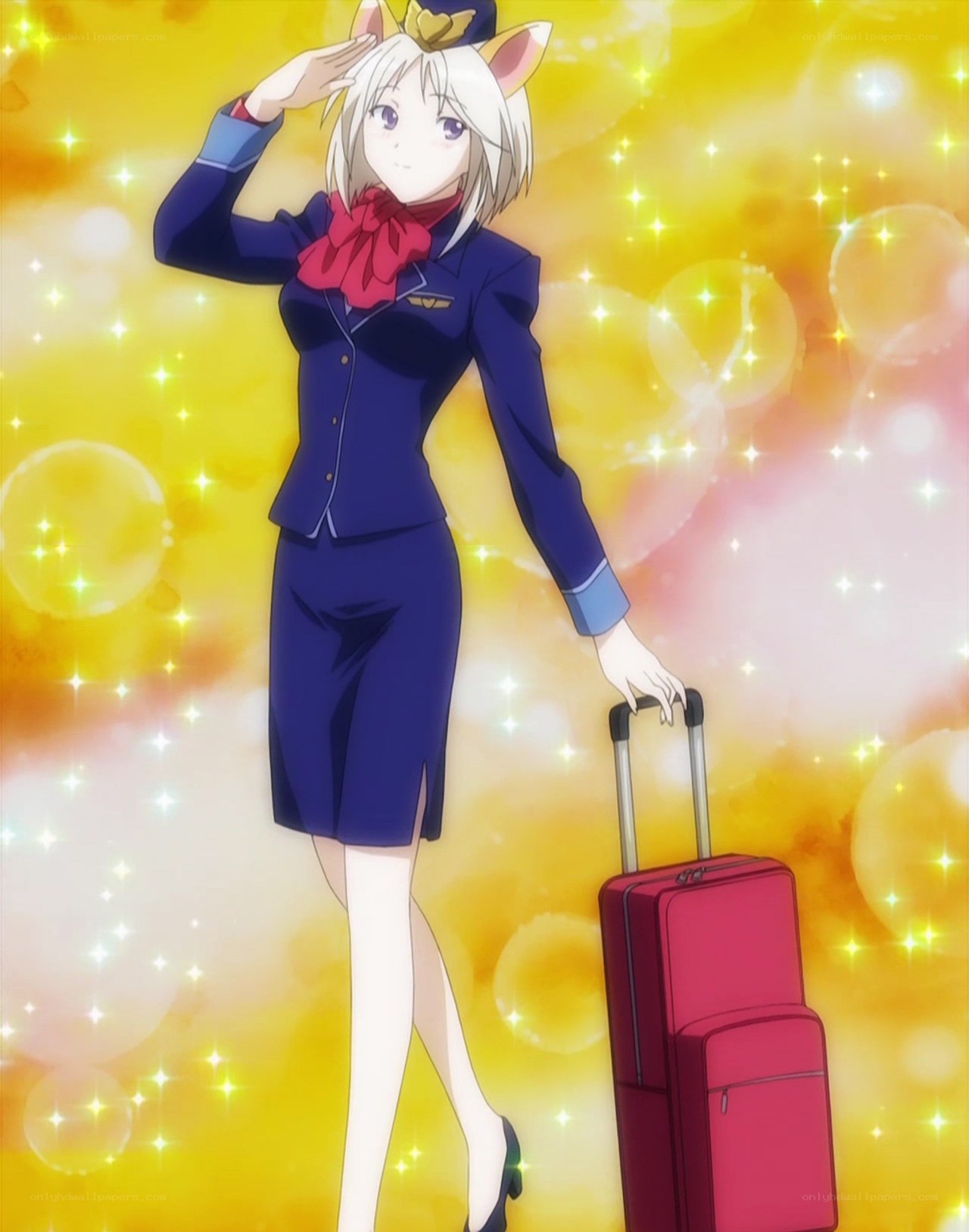 anime flight attendant character