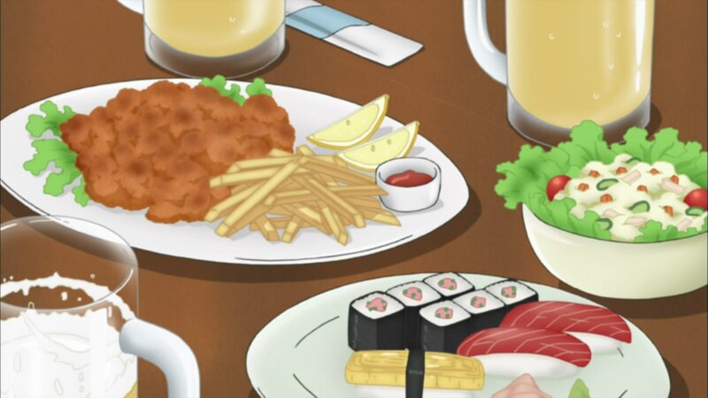 Anime Food Spread