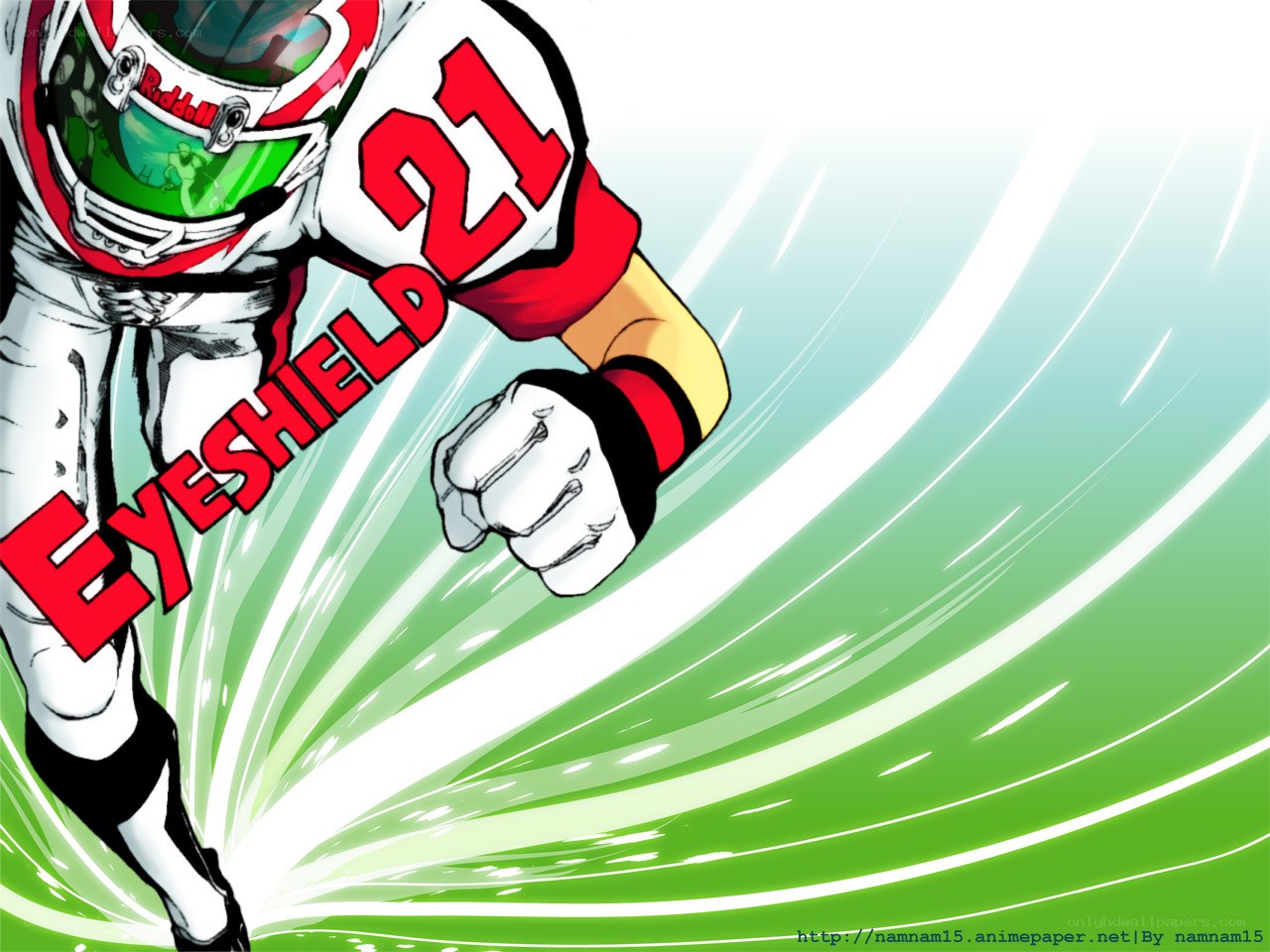 anime football player artwork