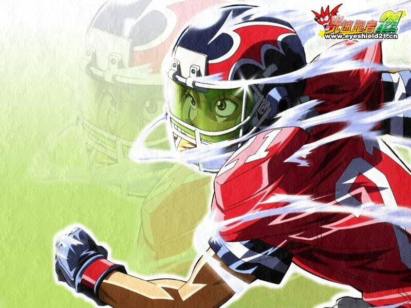Anime Football Player — Red, Dynamic, Manga