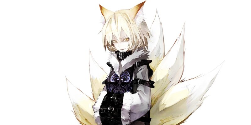 anime fox girl character