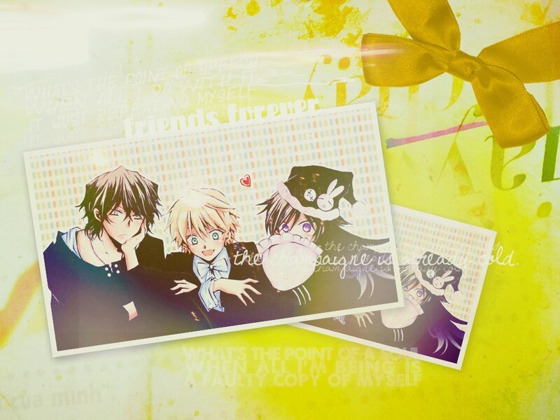 anime friends collage