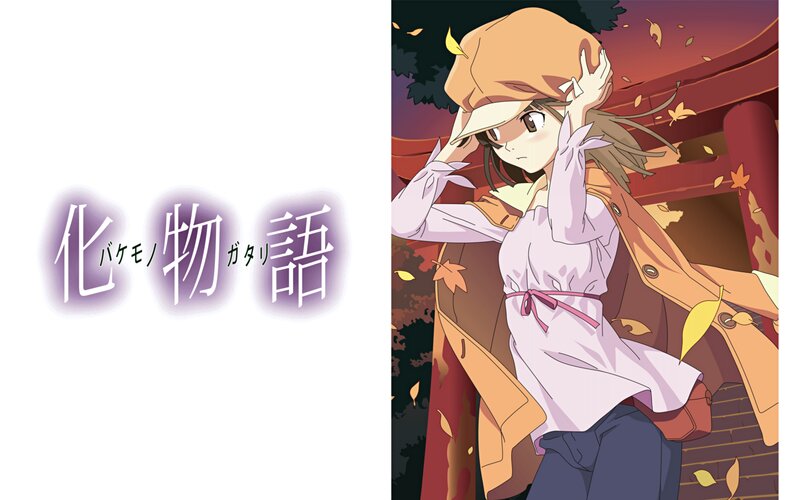 Anime Girl Adjusting Hat — Purple