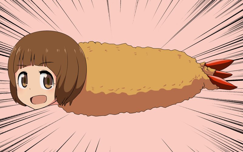 Anime Girl as Tempura