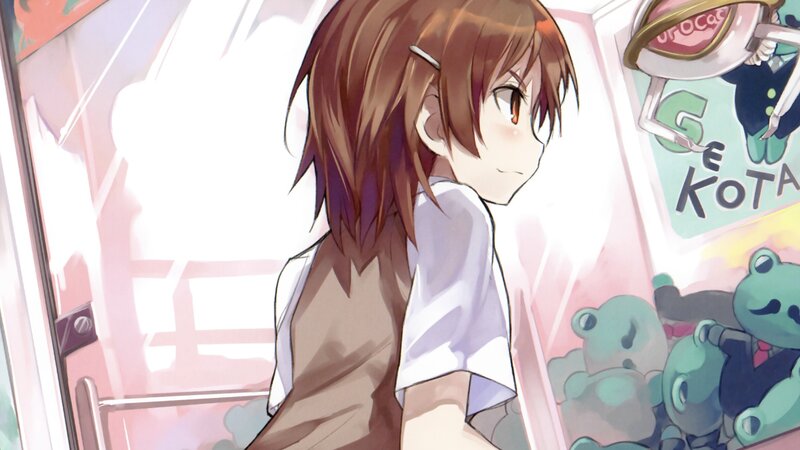 anime girl at arcade