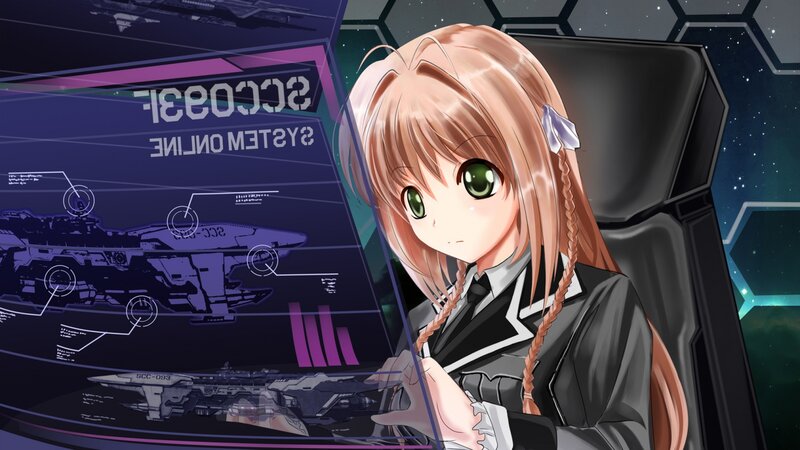 Anime Girl at Console