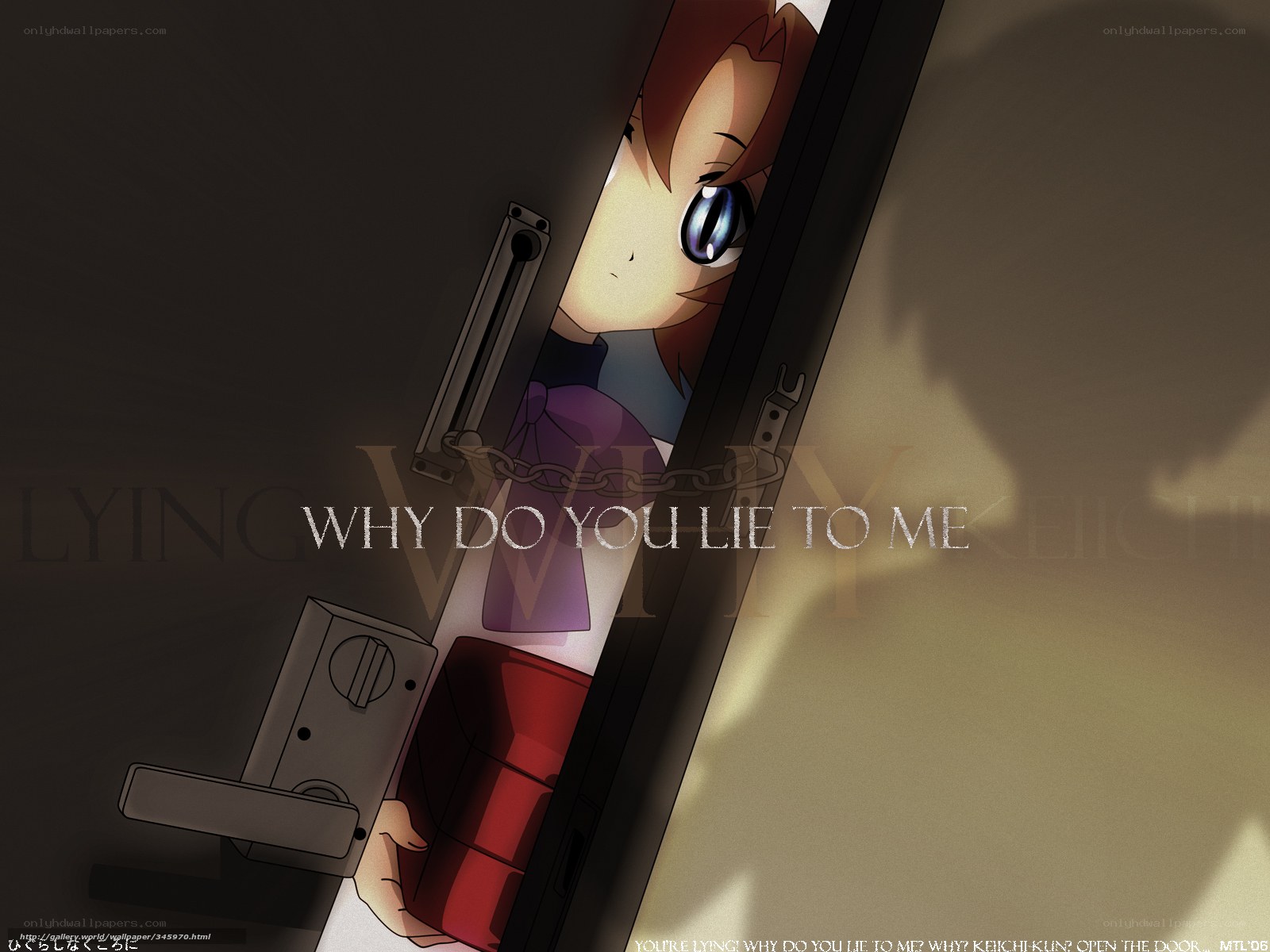 anime girl at door